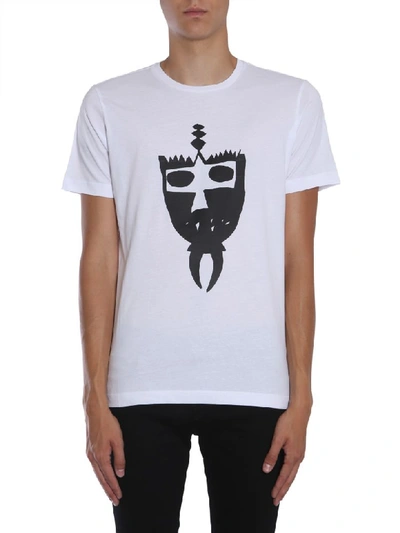 Shop Diesel Black Gold Ty-m3 T-shirt In Bianco