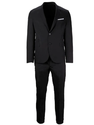 Shop Neil Barrett Multi-pocket Suit In Black