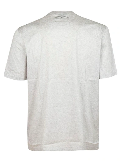 Shop Lanvin Silent Music T-shirt In Light Grey