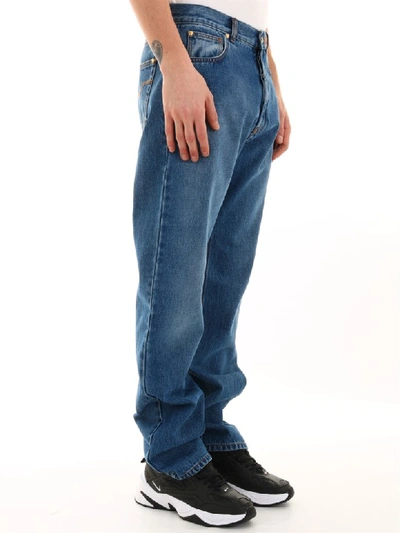 Shop Versace Blue Jeans