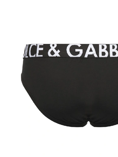 Shop Dolce & Gabbana Knickers In Nero Bianco