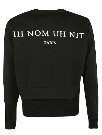 Shop Ih Nom Uh Nit Layered Sweatshirt In Black