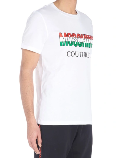 Shop Moschino T-shirt In White