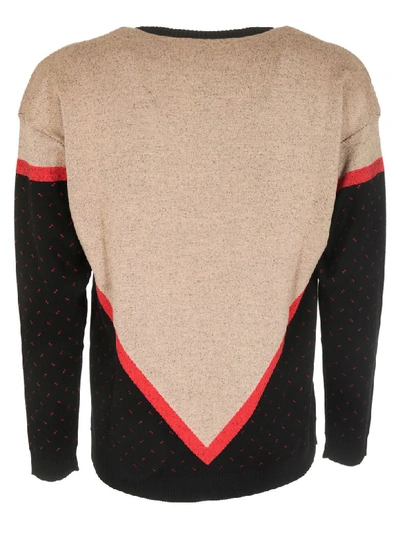 Shop Givenchy Contrast Knit Sweater