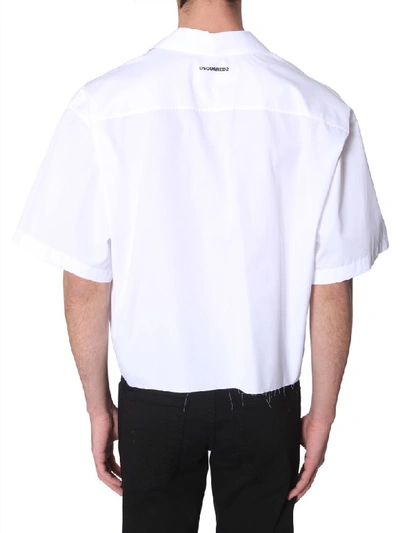 Shop Dsquared2 Short-sleeved Shirt In Bianco