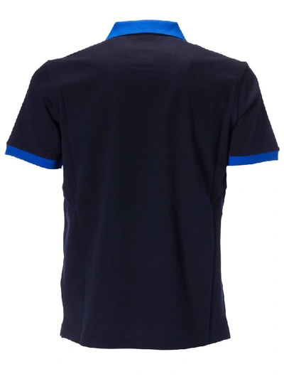 Shop Prada Logo Polo Shirt In Basic
