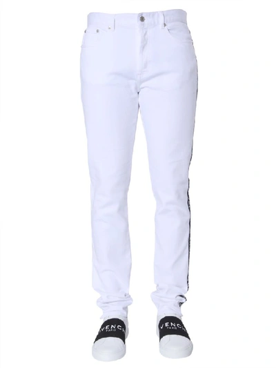 Shop Givenchy Slim Fit Jeans In Bianco