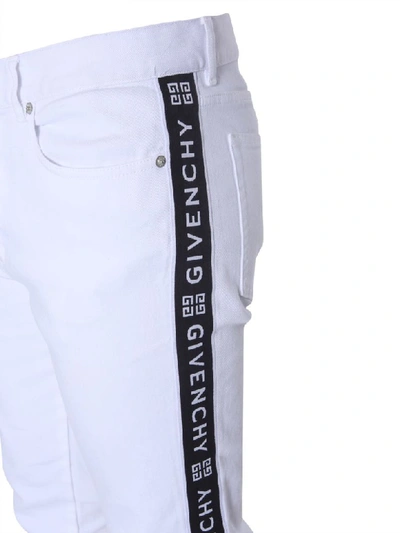 Shop Givenchy Slim Fit Jeans In Bianco