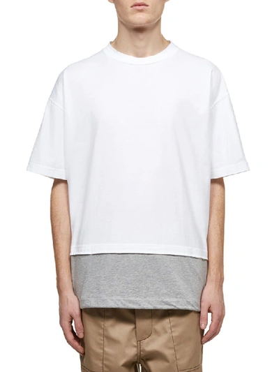 Shop Marni Short Sleeve T-shirt In White