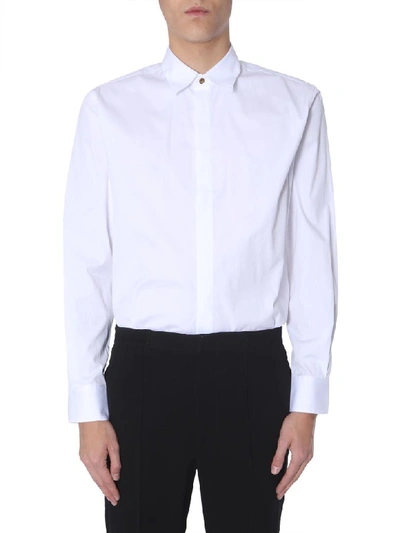 Shop Givenchy Cotton Poplin Shirt In Bianco