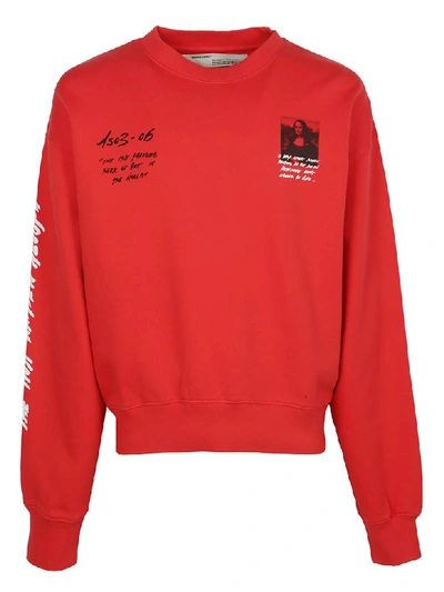 Shop Off-white Sweatshirt In Red