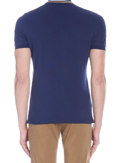 Shop Brunello Cucinelli Polo In Blue