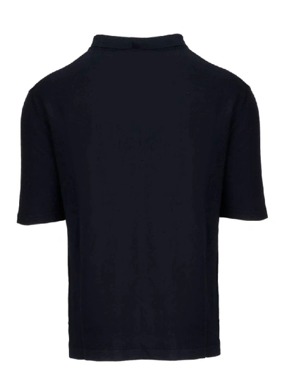 Shop Laneus Classic Polo Shirt In Blue