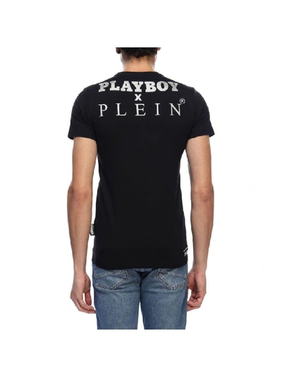 Philipp Plein X Playboy Printed T-shirt In Black | ModeSens