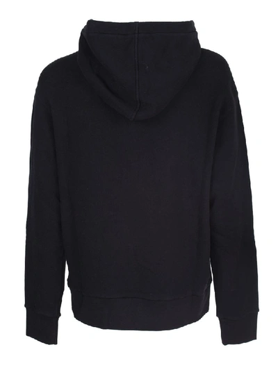 Shop Gucci Cotton Jersey Sweatshirt In Nero