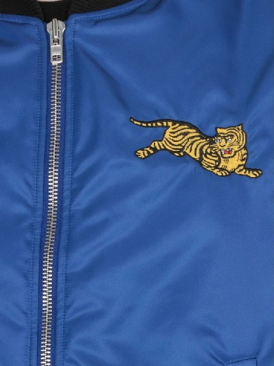 Shop Kenzo Jumping Tiger Bomber In French Blue