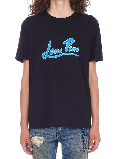 Shop Reese Cooper Lone Pine T-shirt In Black