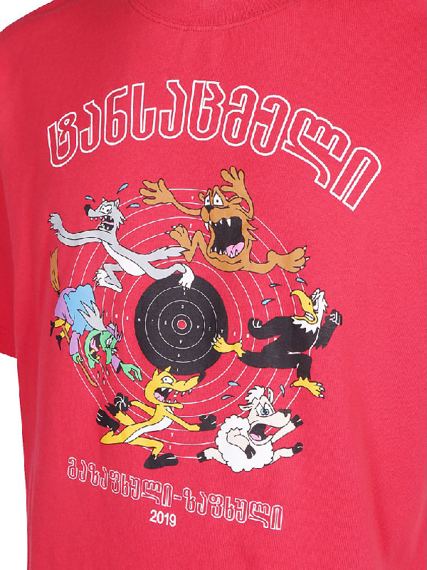 vetements cartoon tee