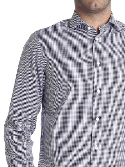 Shop G. Inglese Cotton Shirt In Blue