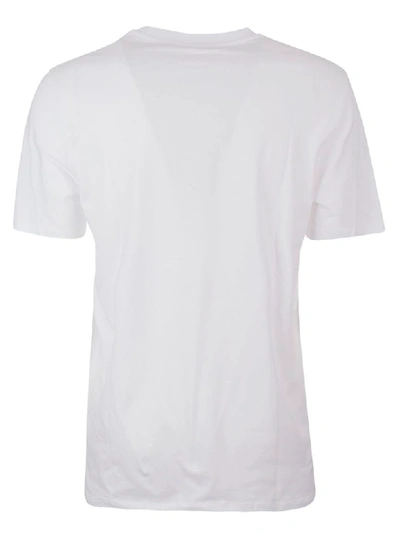 Shop Neil Barrett No Unauthorized Print T-shirt In White