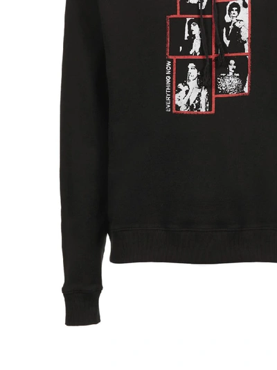 Shop Saint Laurent Fleece In Nero Rosso Bianco