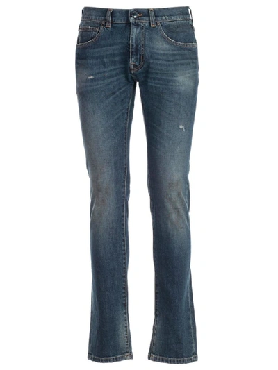 Shop Etro Slim-fit Jeans In Blu