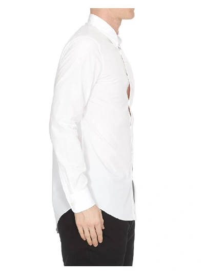 Shop Alexander Mcqueen Button Down Shirt In White
