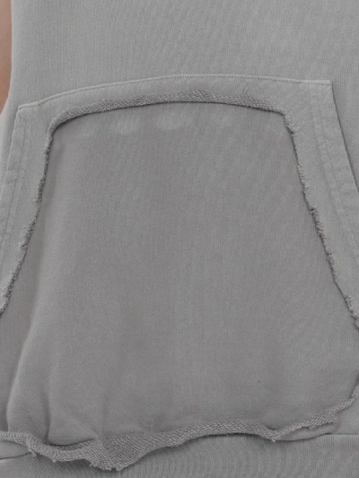 Shop Maison Margiela Cotton Sweatshirt In Slate Grey