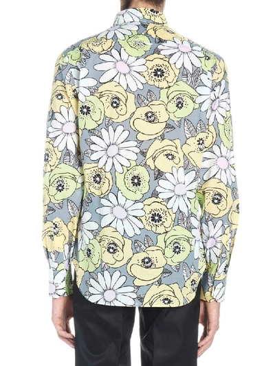 Shop Prada Blossom Shirt In Multicolor