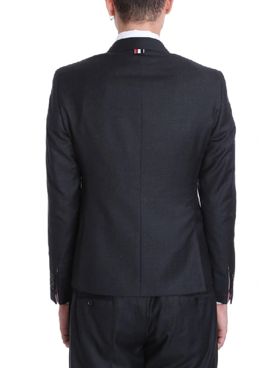 Shop Thom Browne Grey Wool Suit