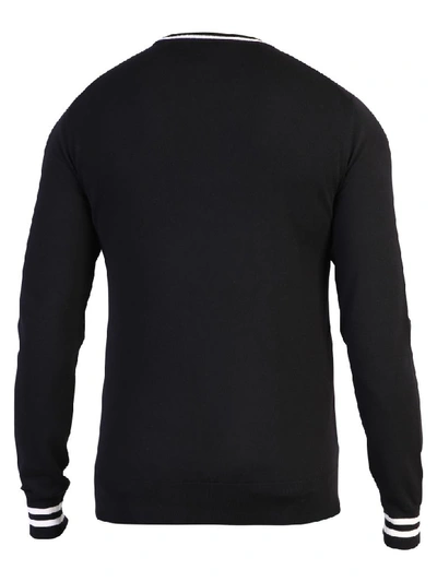 Shop Dolce & Gabbana Branded Sweater In Black