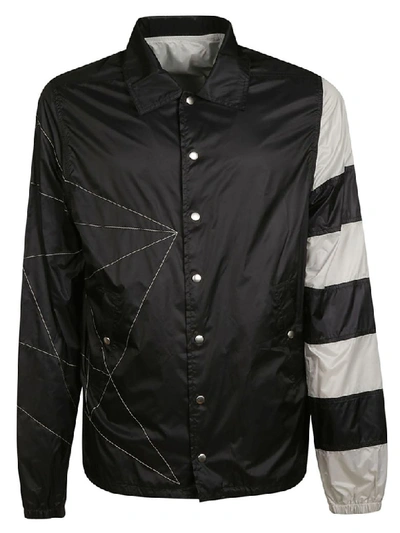 Shop Rick Owens Buttoned Jacket In Black
