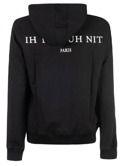 Shop Ih Nom Uh Nit Printed Hoodie In Black