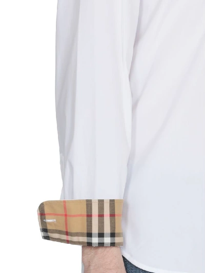 Shop Burberry William Shirt In White