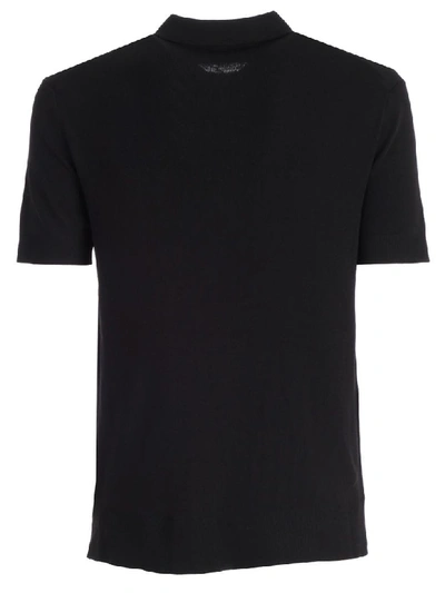 Shop Neil Barrett Classic Polo Shirt In Black