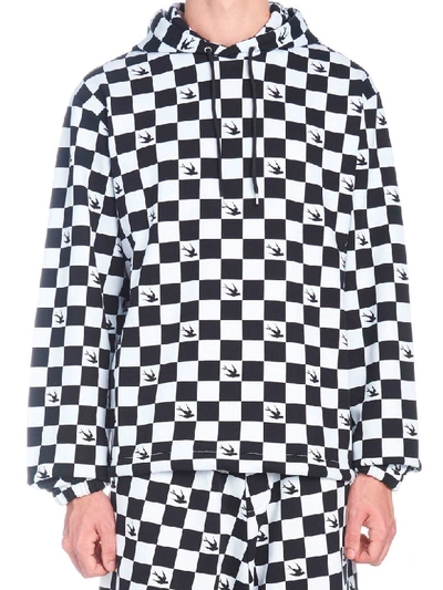 Shop Mcq By Alexander Mcqueen Mcq Alexander Mcqueen Hoodie In Black&white 