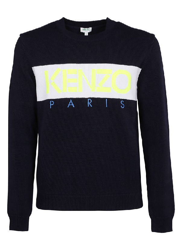 black and yellow kenzo jumper