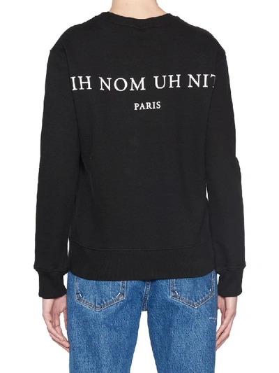 Shop Ih Nom Uh Nit Sweatshirt In Black