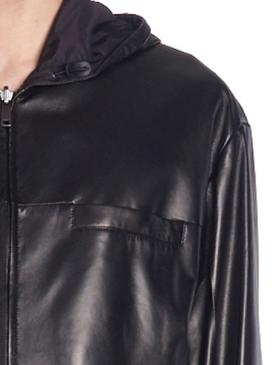 Shop Prada Jacket In Black