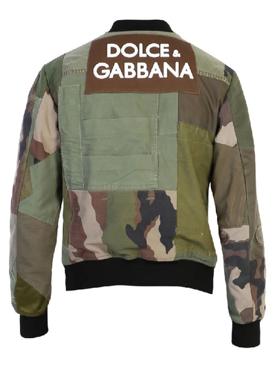 Shop Dolce & Gabbana Bomber Jacket In Multi