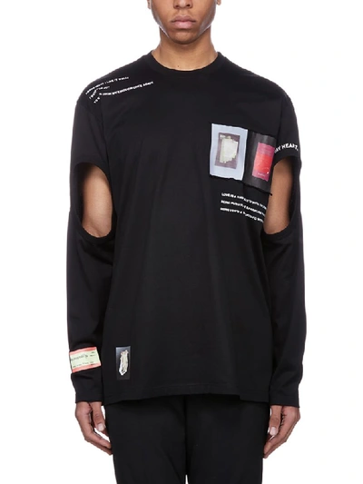 Shop Burberry Top In Nero Multicolor