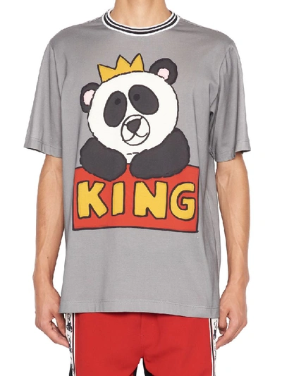 Dolce & Gabbana Panda King T-shirt In Multi | ModeSens
