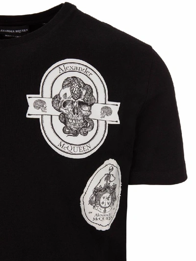 Shop Alexander Mcqueen T-shirt In Black