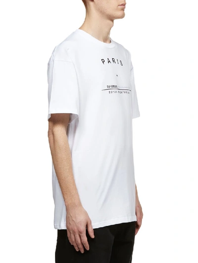 Shop Raf Simons Short Sleeve T-shirt In White