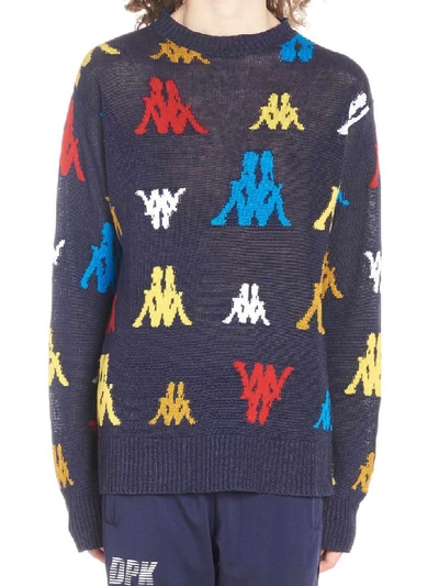 Shop Kappa Danilo Paura X  Sweater In Blue