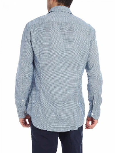 Shop Salvatore Piccolo Shirt Flannel In Heavenly