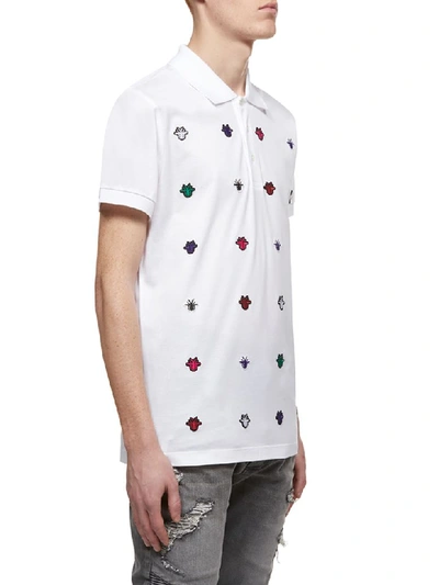 Shop Dior Shirt In Bianco Multicolor