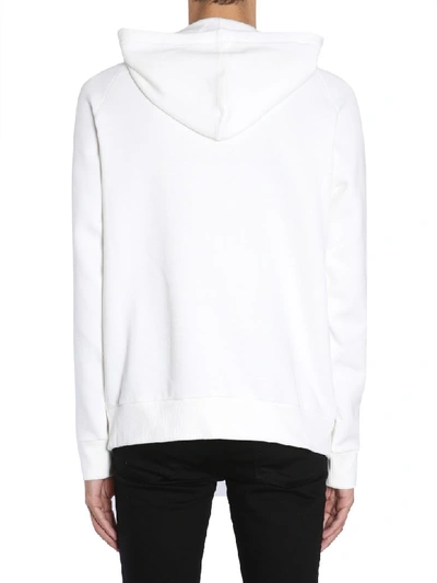 Shop Lanvin Sweatshirt Hoodie In Bianco