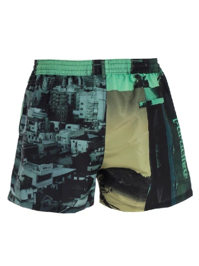 Shop Paul Smith Costume Shorts In Lime