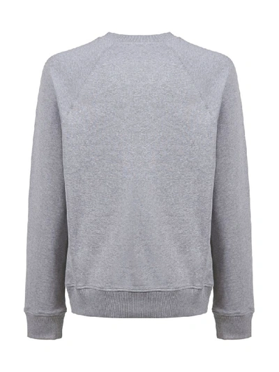 Shop Balmain Sweater In Grigio Bianco